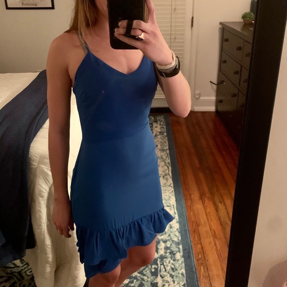 Vestique Royal Blue Cocktail Dress - Picture 7 of 9